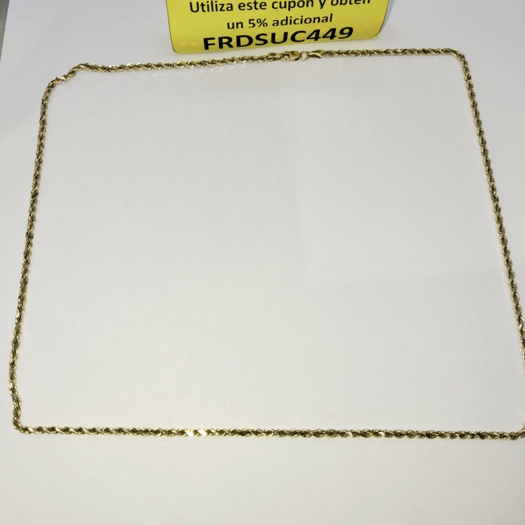 CADENA ORO 10 K 10.5 GRMS (SEMINUEVO)