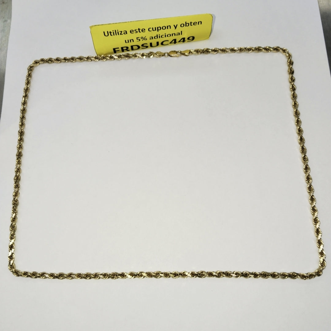 CADENA ORO 10 K 27.3 GRMS (SEMINUEVO)