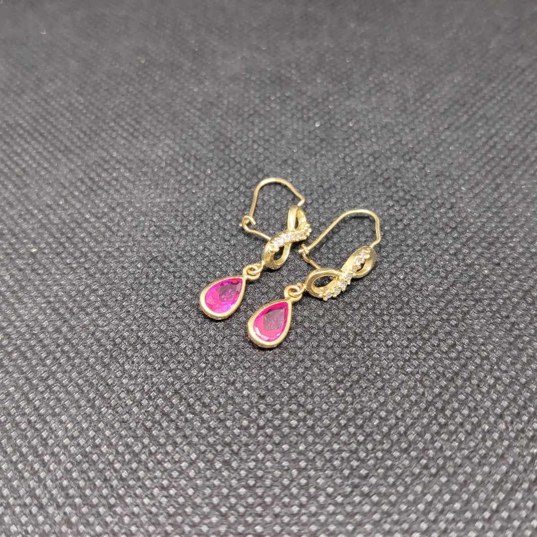 ARETES PAR ORO 10 K 1.8 GRMS (SEMINUEVO)