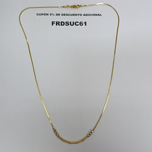 GARGANTILLA ORO 14 K 4,30 GRMS (SEMINUEVO)