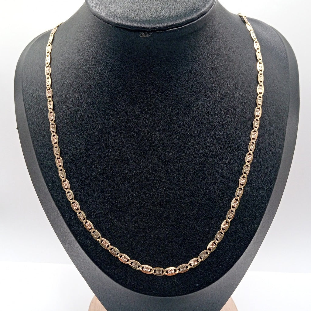 CADENA ORO COMBINADO 14 K 9.5 GRMS (SEMINUEVO)