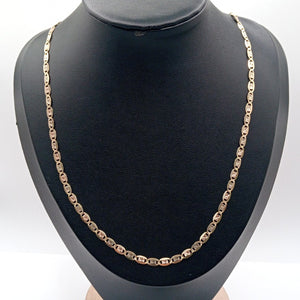 CADENA ORO COMBINADO 14 K 9.5 GRMS (SEMINUEVO)