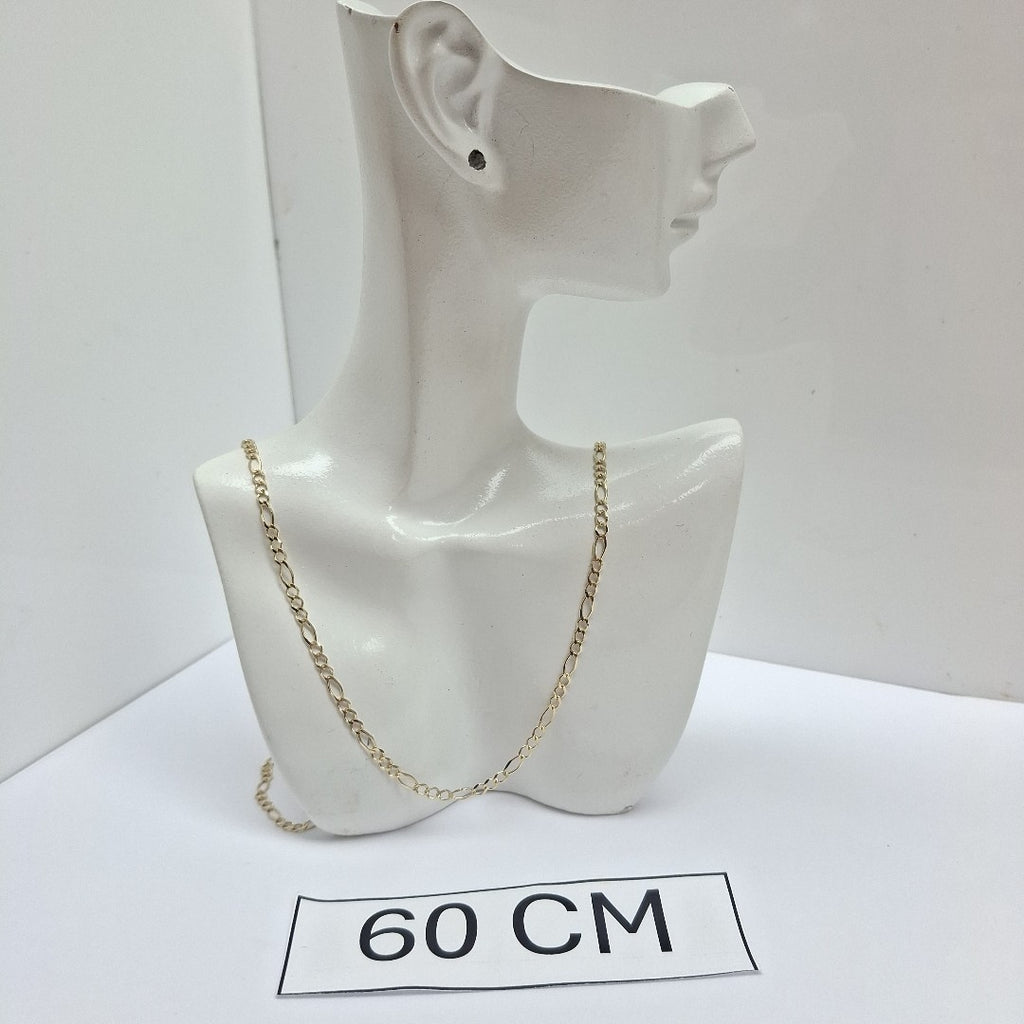 CADENAS TEJIDO 3X1 ORO 10K 60 CM 4.6 GR (NUEVO)