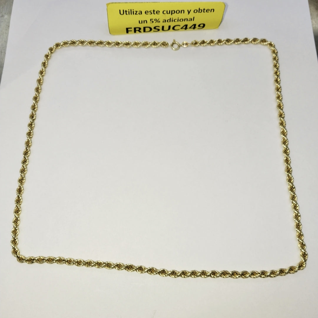 CADENA ORO 14 K 16.6 GRMS (SEMINUEVO)
