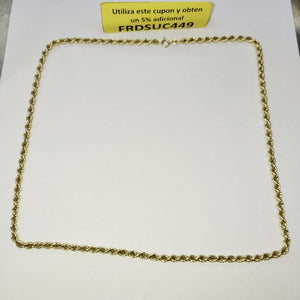 CADENA ORO 14 K 16.6 GRMS (SEMINUEVO)