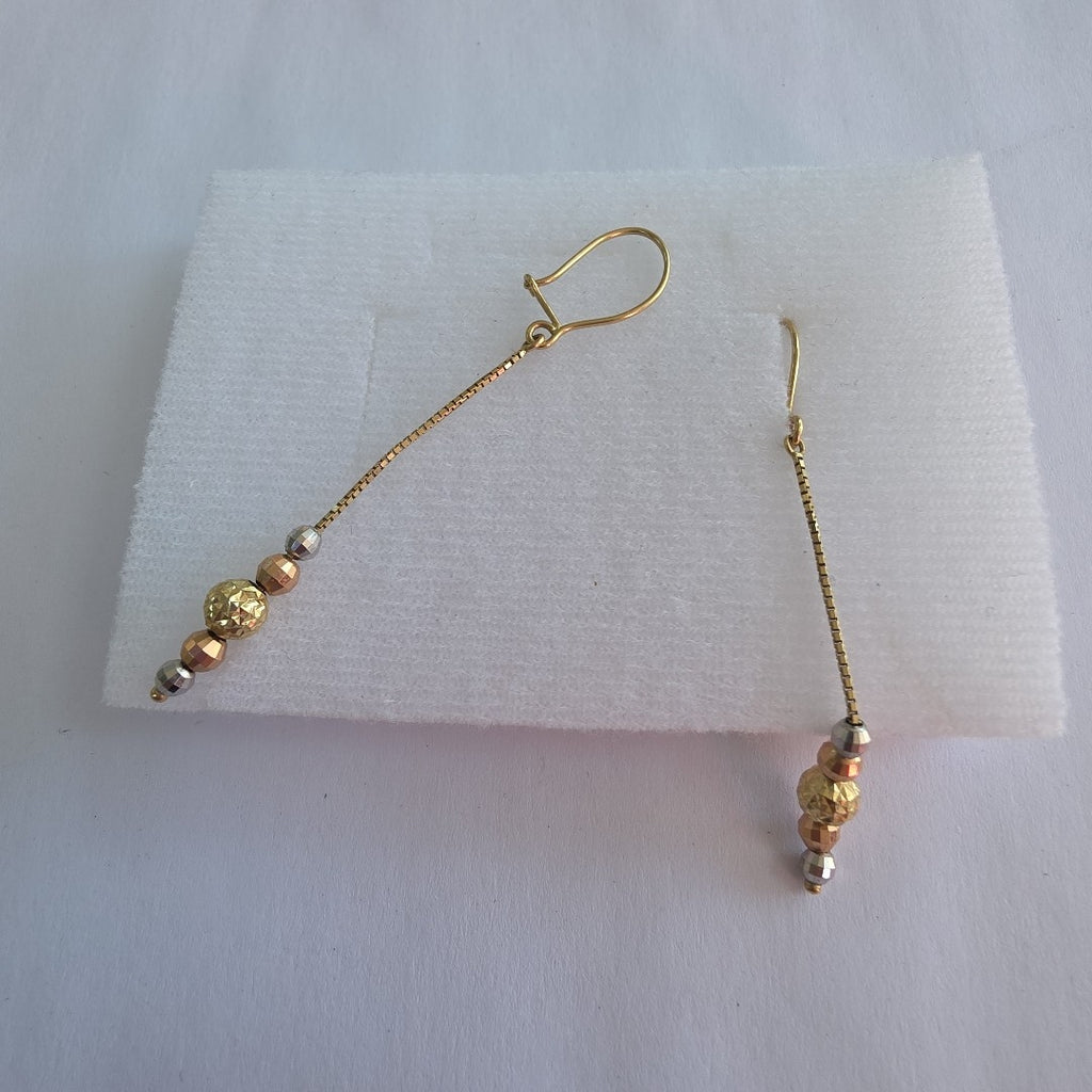 ARETES PAR ORO 14 K 1.7 GRMS (SEMINUEVO)