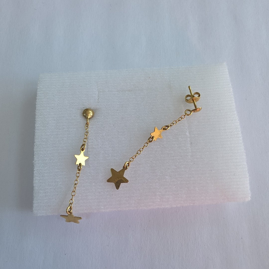 BROQUELES PAR ORO 14 K 1.5 GRMS (SEMINUEVO)