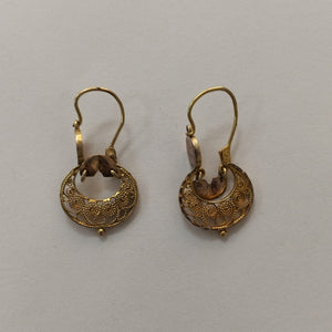ARETES PAR ORO 8 K 2.8 GRMS (SEMINUEVO)