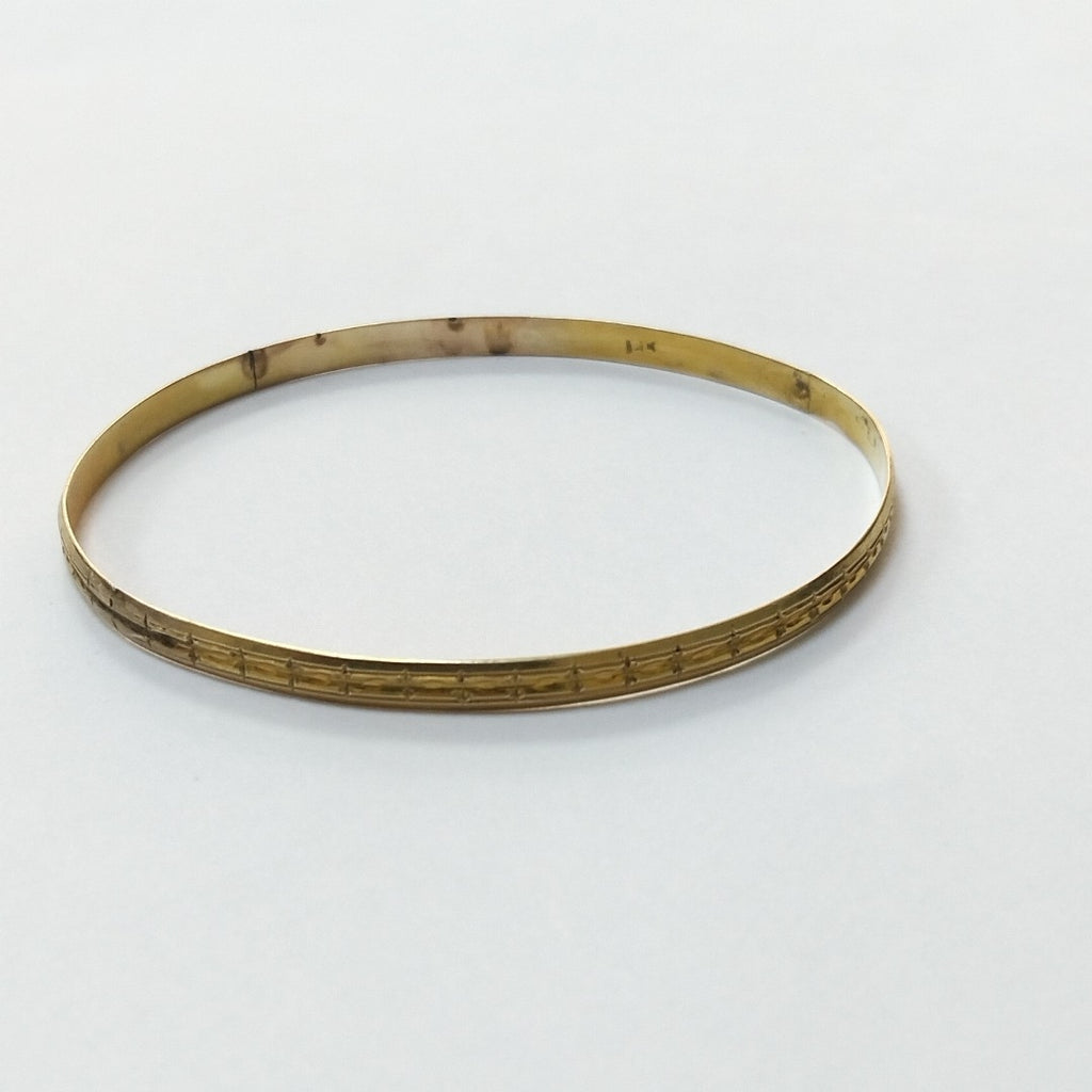 PULSERA RIGIDA ORO 10 K 6,50 GRMS (SEMINUEVO)