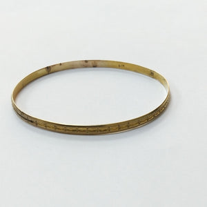 PULSERA RIGIDA ORO 10 K 6,50 GRMS (SEMINUEVO)