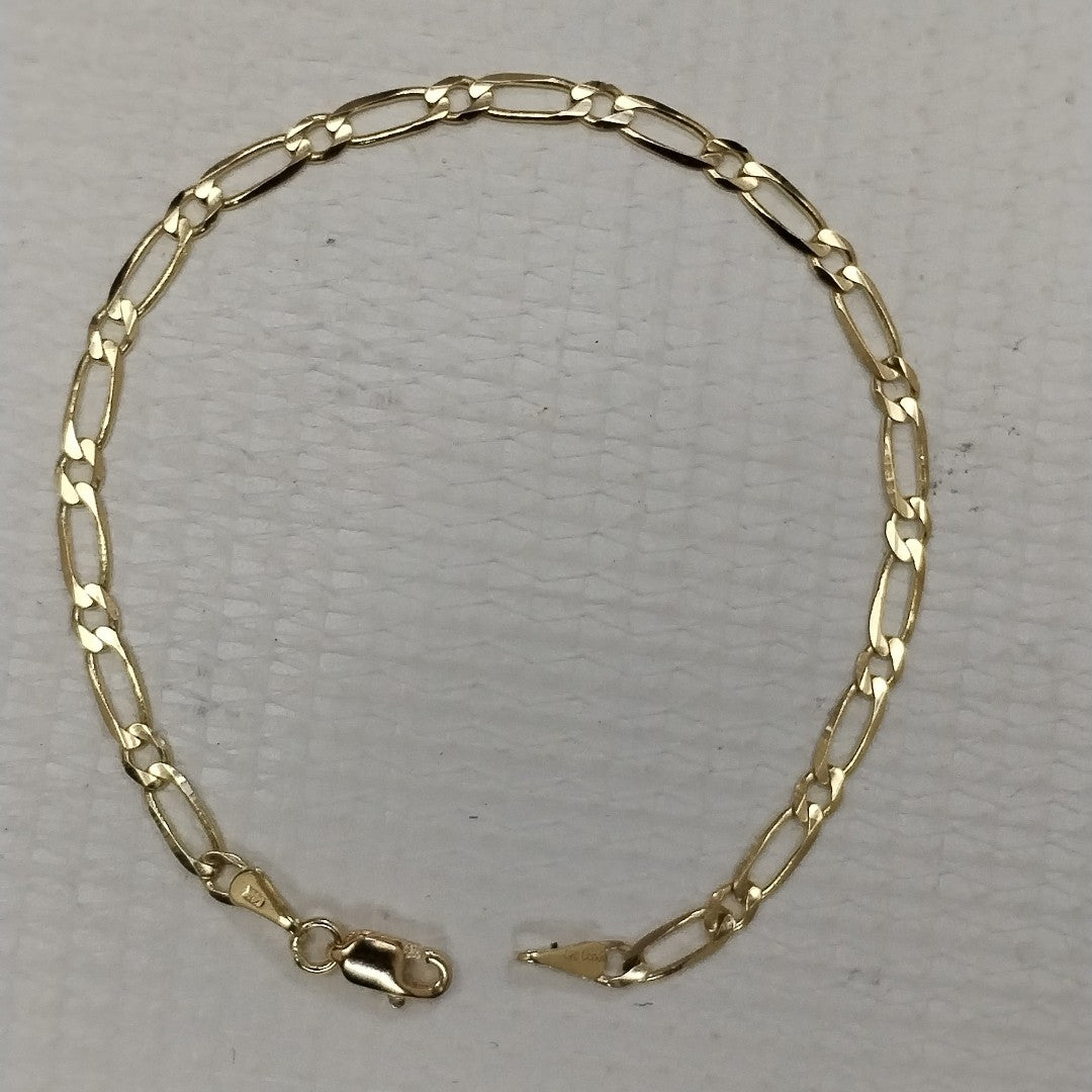 PULSERAS 1X1 ORO 14K 18 CM 2.7 GR (NUEVO)