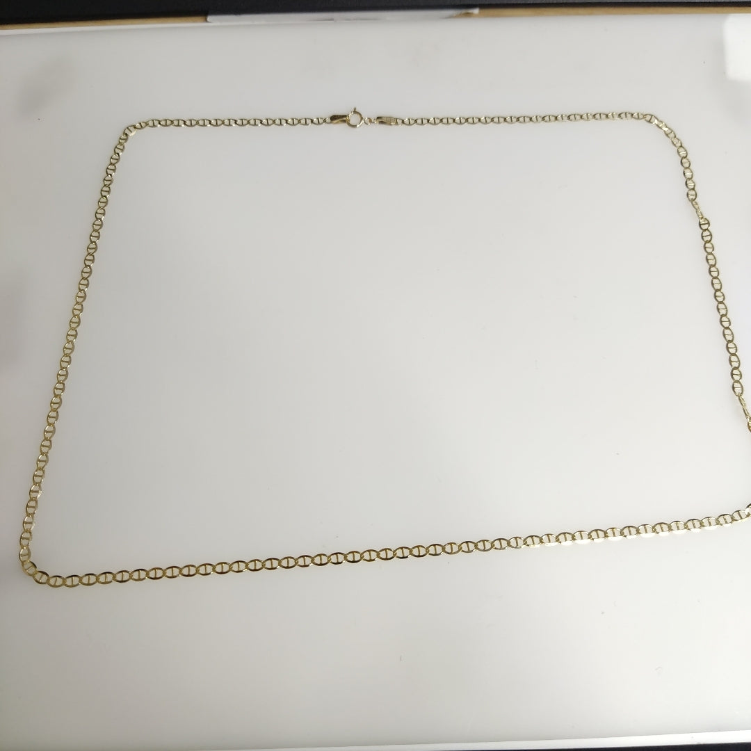 CADENAS TEJIDO GUCHI ORO 10K 60 CM 4.5 GR (NUEVO)