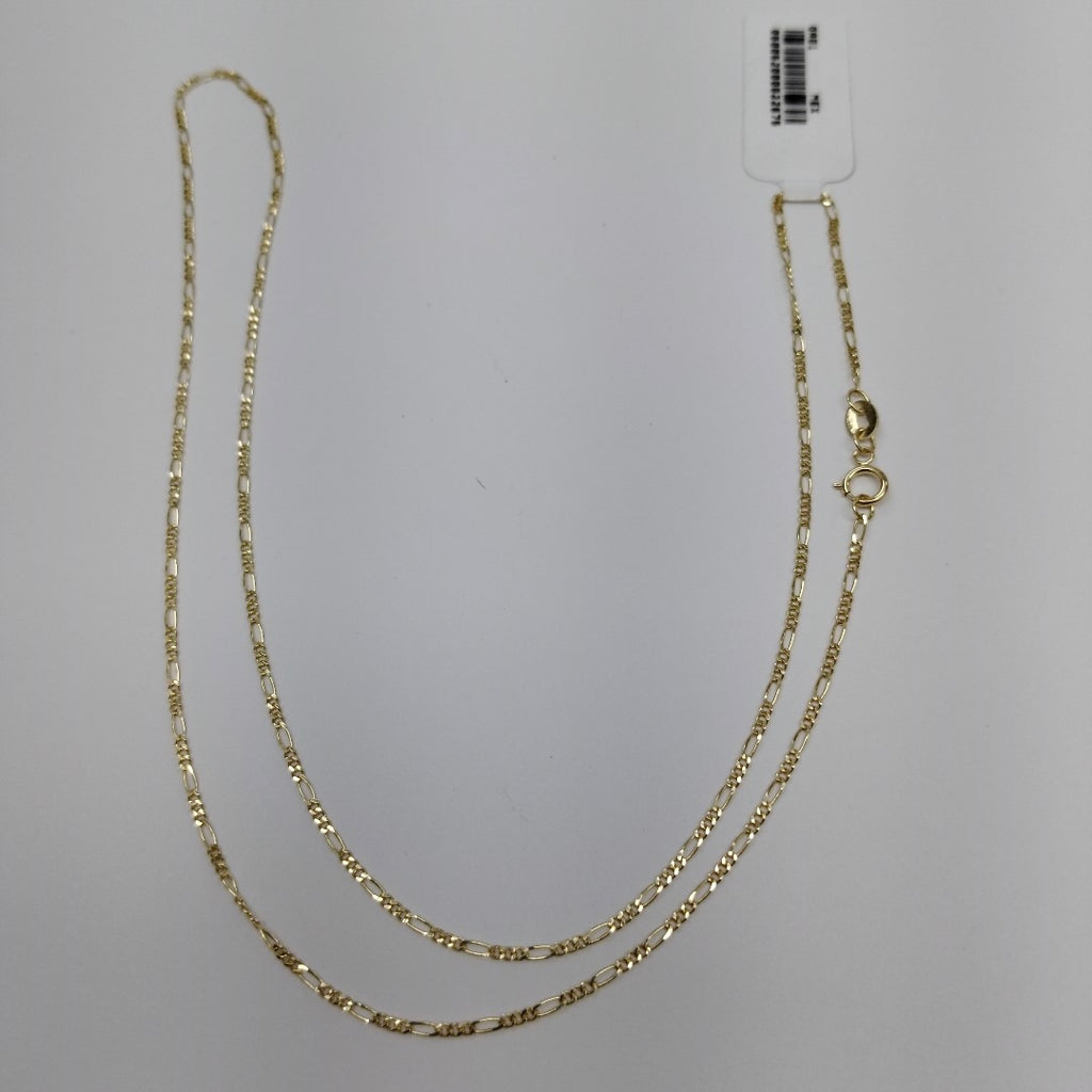CADENAS TEJIDO 3X1 ORO 14K 55 CM 2.6 GR (NUEVO)
