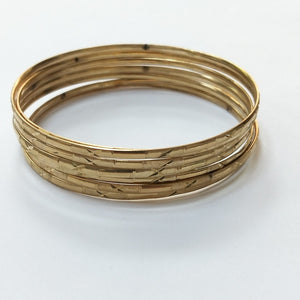 SEMANARIO DE PULSERAS ORO 14 K 29.3 GRMS (SEMINUEVO)