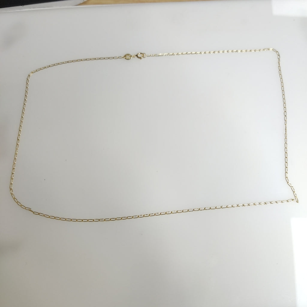 CADENAS TEJIDO ESLABONES ORO 10K 55 CM 1.9 GR (NUEVO)