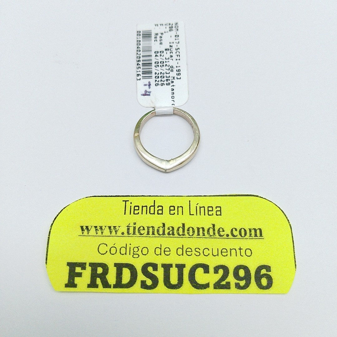 ANILLITO ORO BLANCO 14 K 3.3 GRMS (SEMINUEVO)