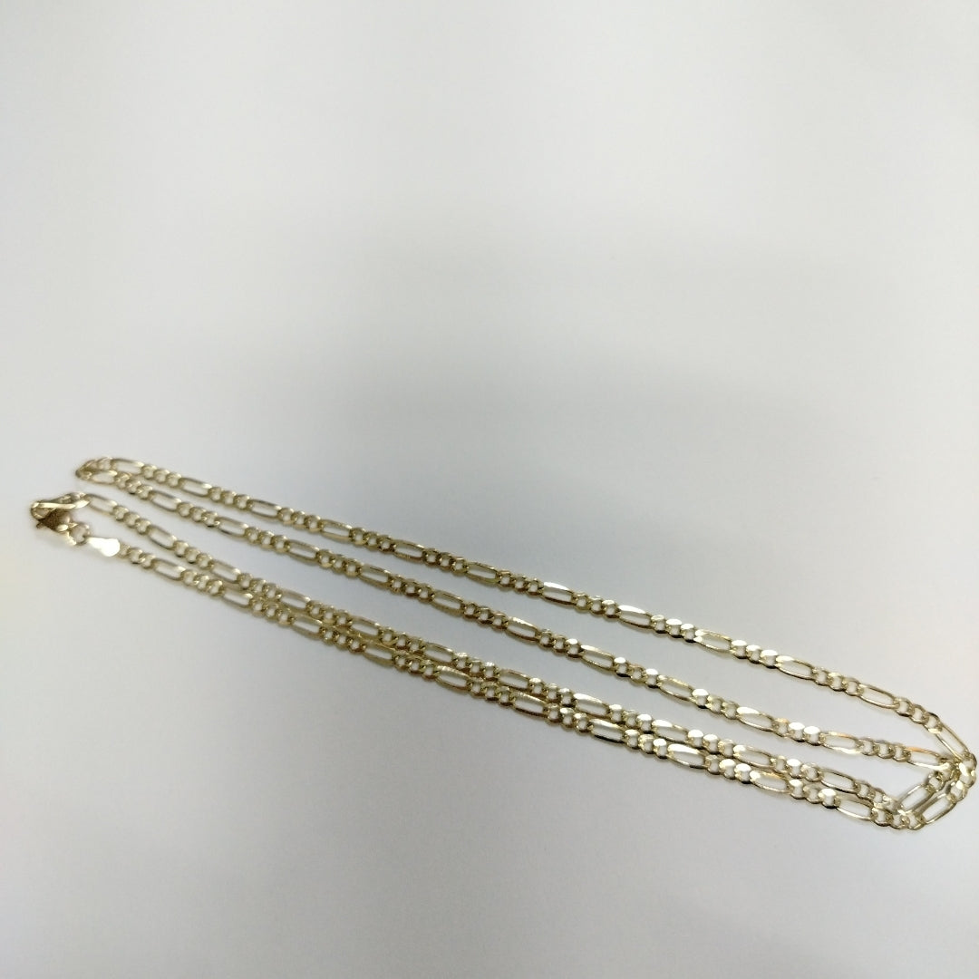 CADENAS 3X1 ORO 14K 55 CM 5 GR (NUEVO)