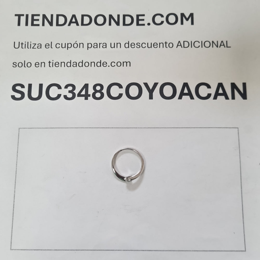 ANILLITO ORO BLANCO 14 K 2.2 GRMS (SEMINUEVO)