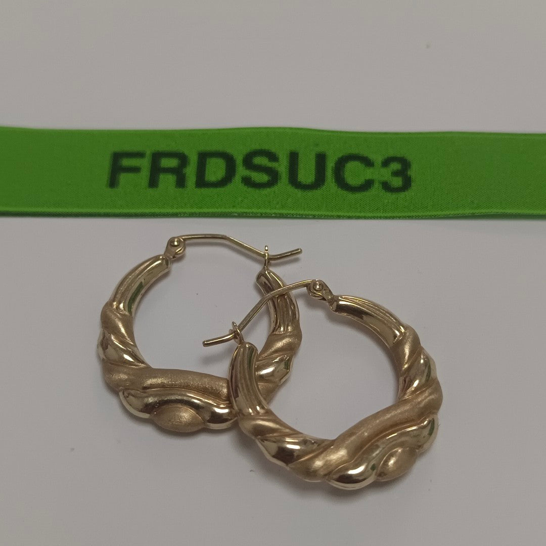 ARRACADAS PAR ORO 14 K 1 GRMS (SEMINUEVO)