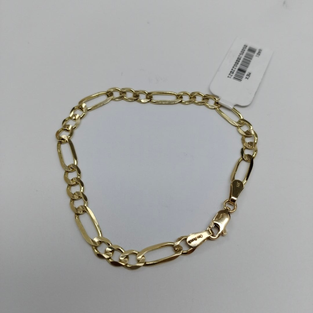 PULSERAS TEJIDO 3X1 ORO 14K 18 CM 5.3 GR (NUEVO)