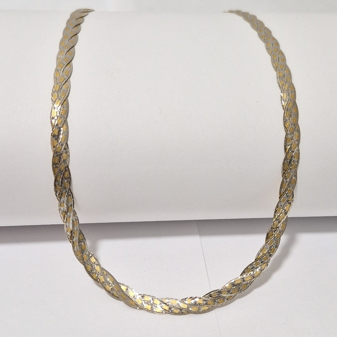 GARGANTILLA ORO, ORO COMBINADO 14 K 11.3 GRMS (SEMINUEVO)