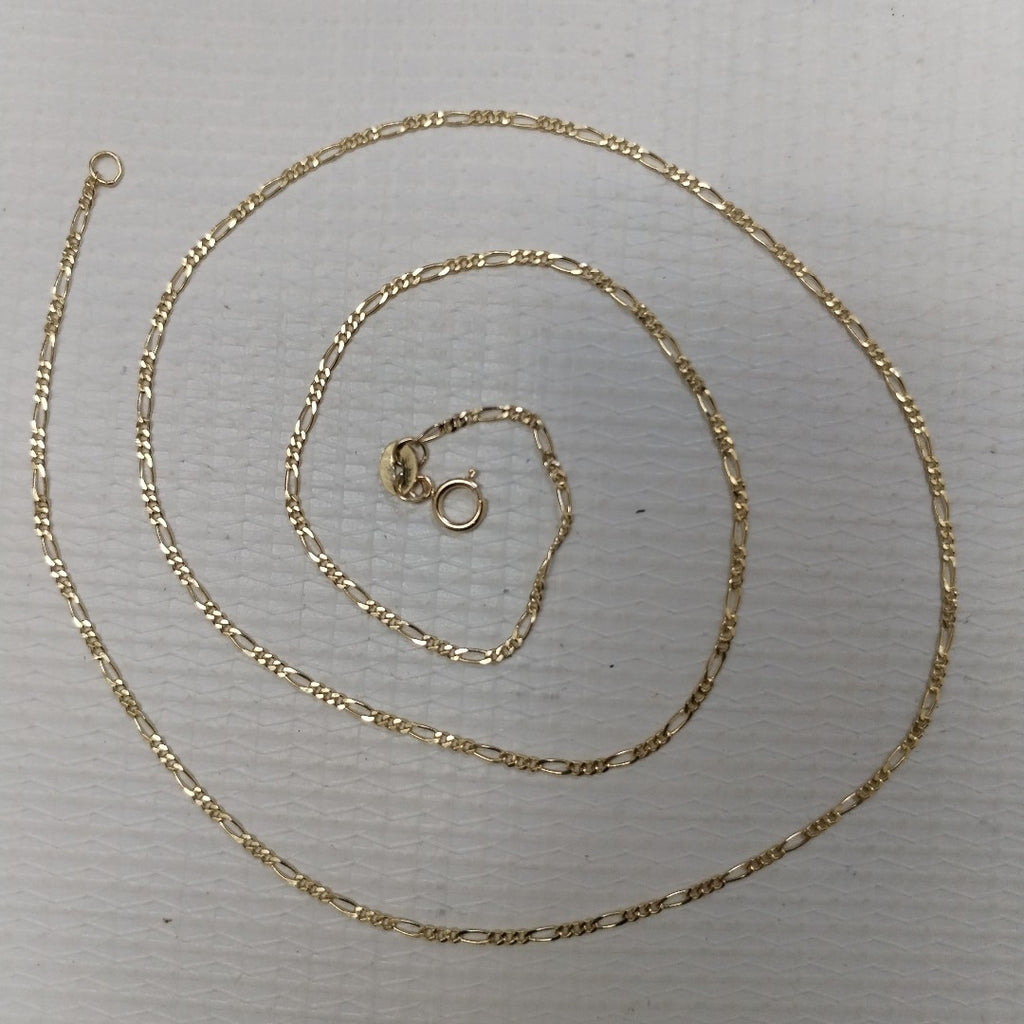 CADENAS TEJIDO 3X1 ORO 14K 55 CM 2.7 GR (NUEVO)