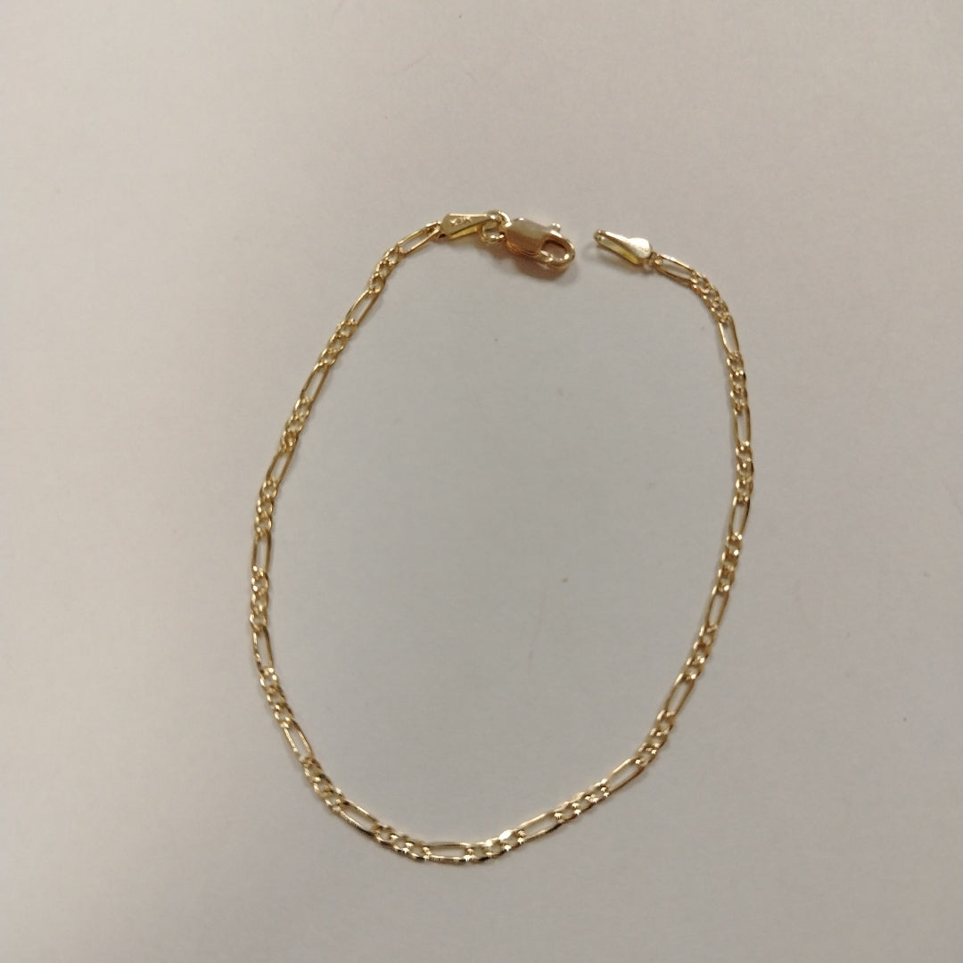 PULSERAS 3X1 ORO 14K 18 CM 1.5 GR (NUEVO)