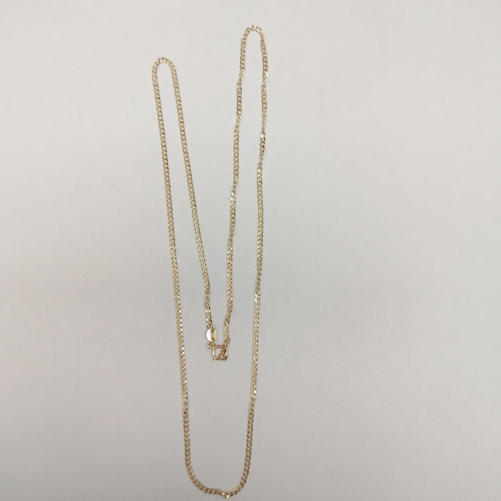 CADENAS TEJIDO BARBADA ORO 10K 60 CM 4.1 GR (NUEVO)