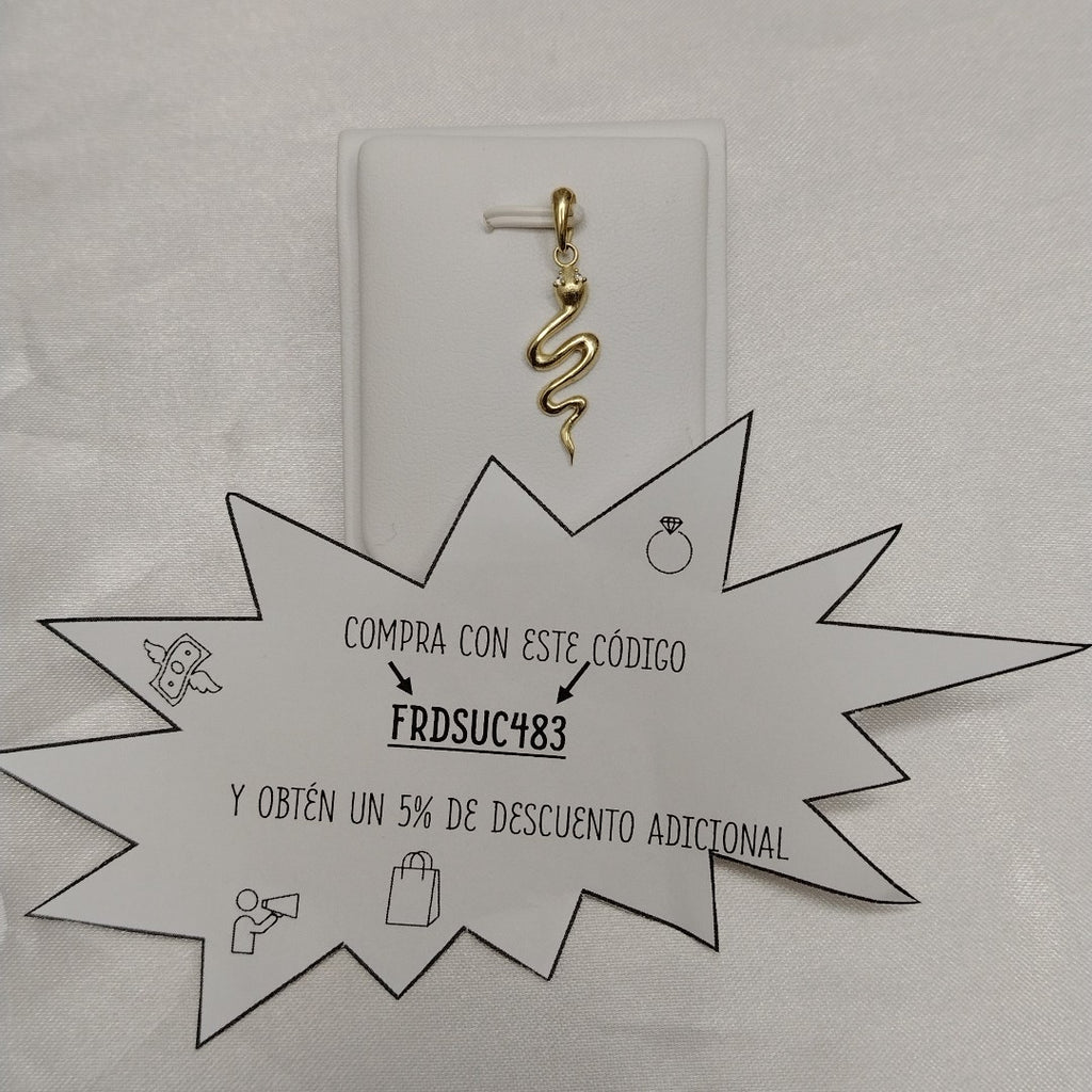DIJES SERPIENTE ORO 10K 1.1 GR (NUEVO)
