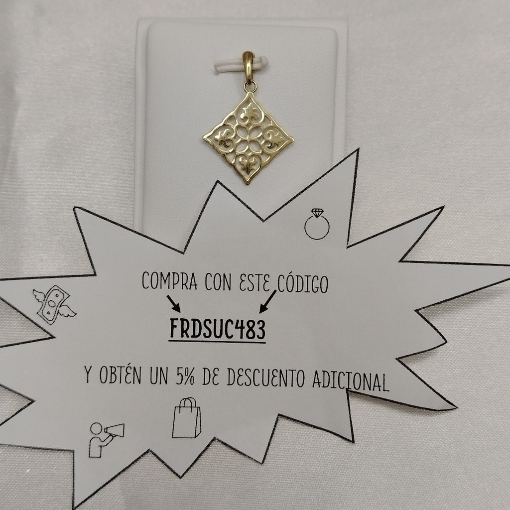 DIJES FLOR ORO 10K 1.4 GR (NUEVO)