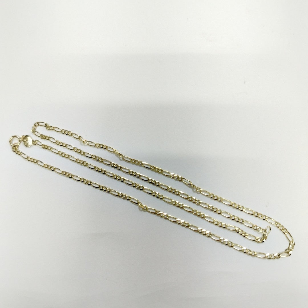 CADENAS TEJIDO 3X1 ORO 10K 50 CM 2.9 GR (NUEVO)