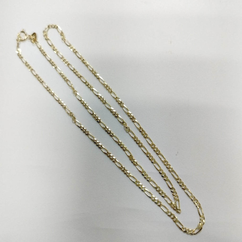 CADENAS TEJIDO 3X1 ORO 10K 50 CM 2.9 GR (NUEVO)