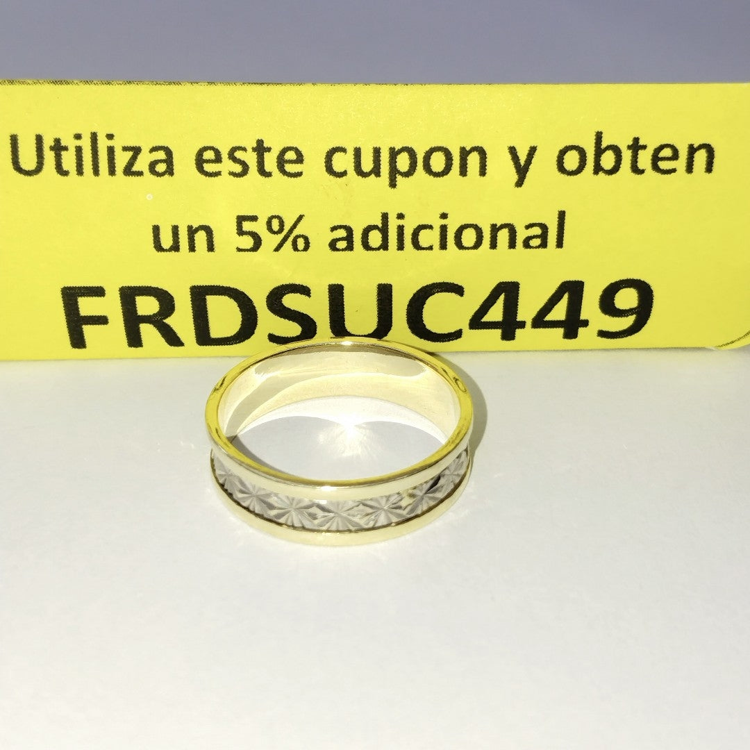 ANILLITO ORO, ORO COMBINADO 14 K 5.3 GRMS (SEMINUEVO)
