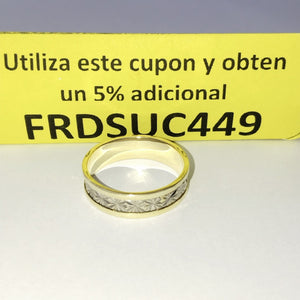 ANILLITO ORO, ORO COMBINADO 14 K 5.3 GRMS (SEMINUEVO)