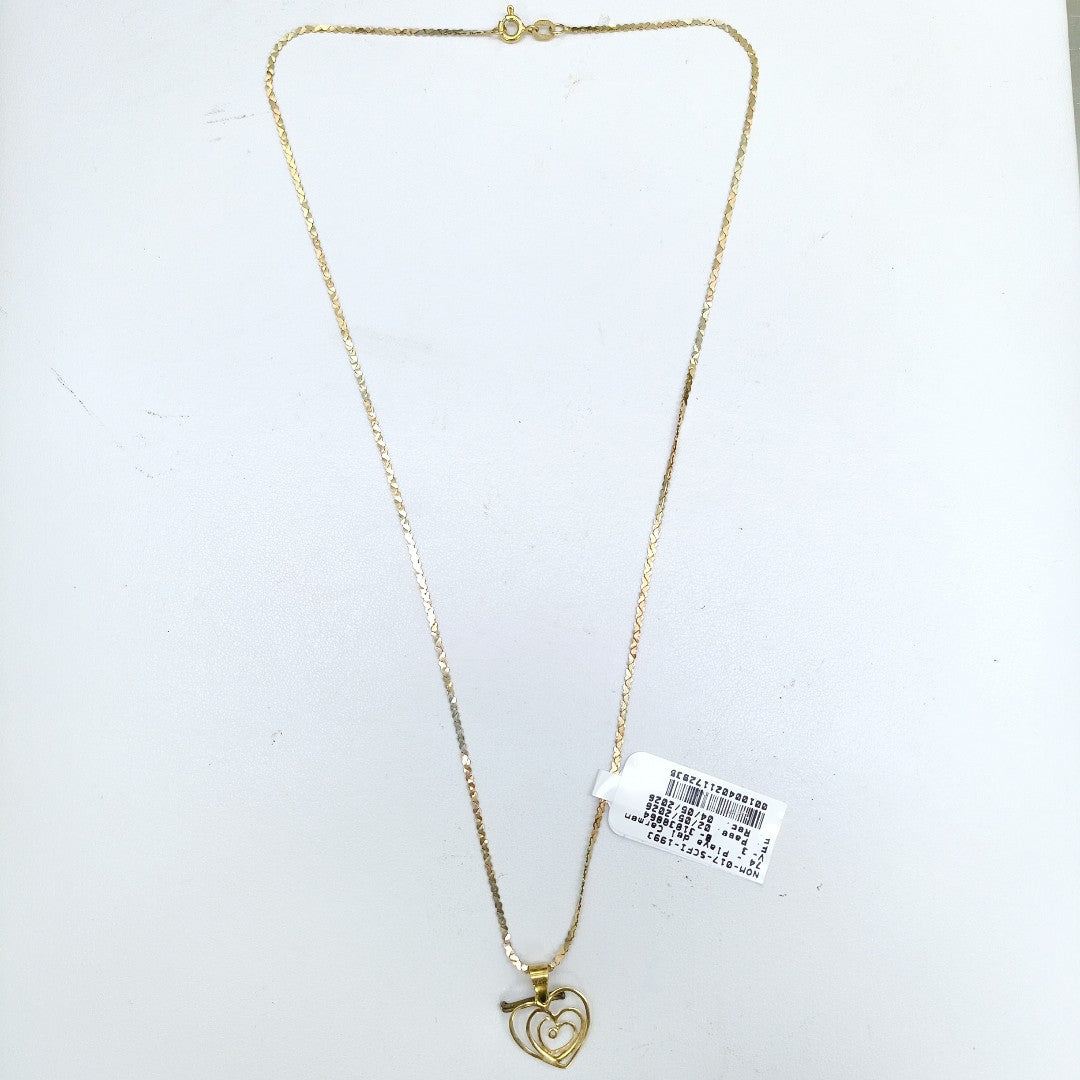 GARGANTILLA ORO 14 K 3.2 GRMS (SEMINUEVO)