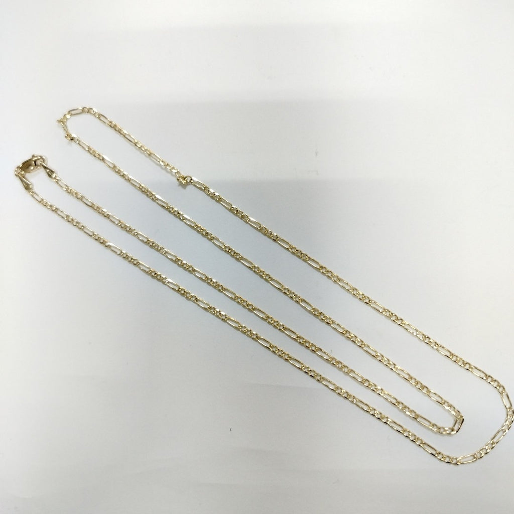 CADENAS 3X1 ORO 14K 55 CM 4 GR (NUEVO)