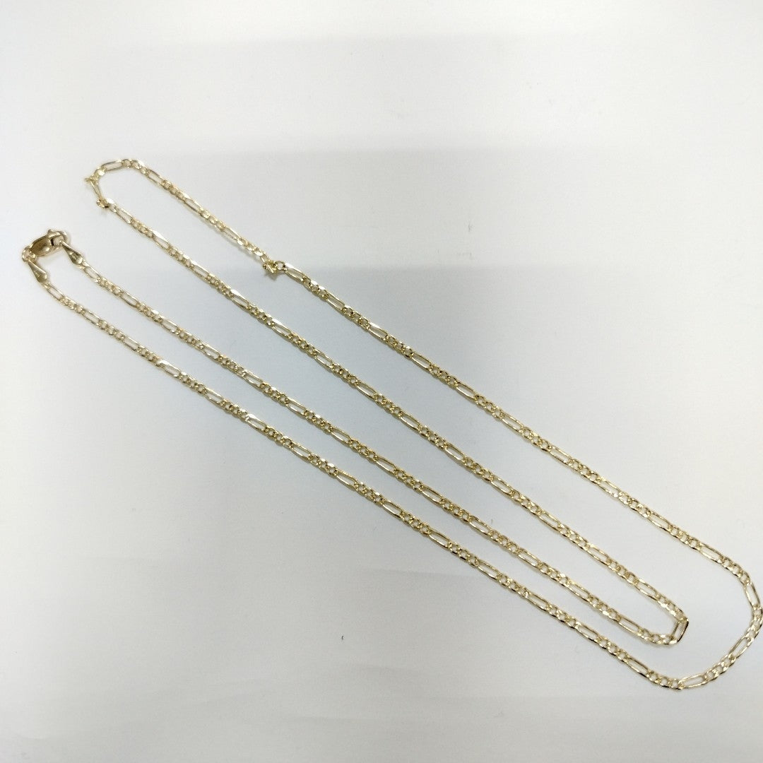 CADENAS 3X1 ORO 14K 55 CM 4 GR (NUEVO)