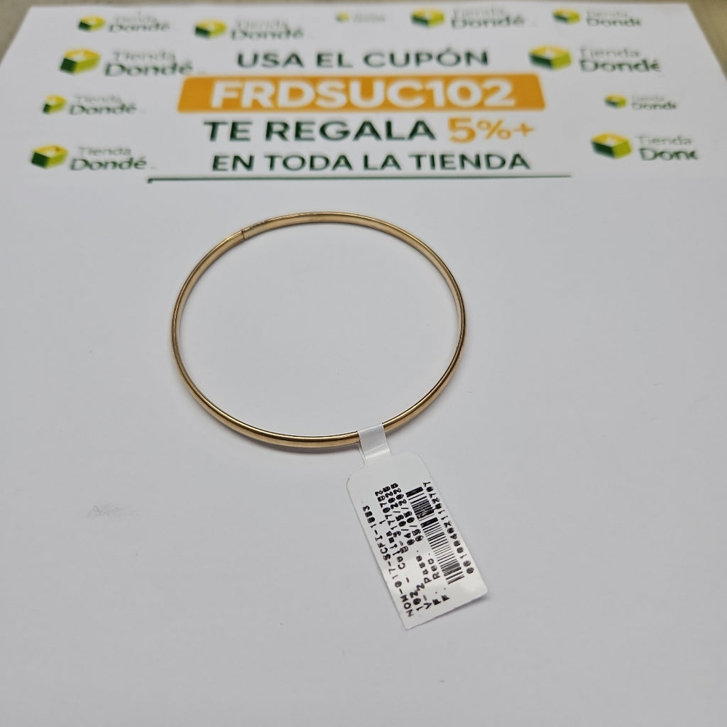 PULSERA RIGIDA ORO 14 K 4.3 GRMS (SEMINUEVO)
