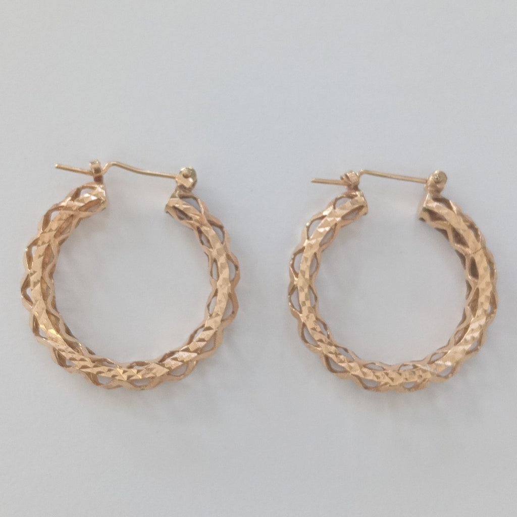 ARRACADAS PAR ORO 14 K 6.2 GRMS (SEMINUEVO)