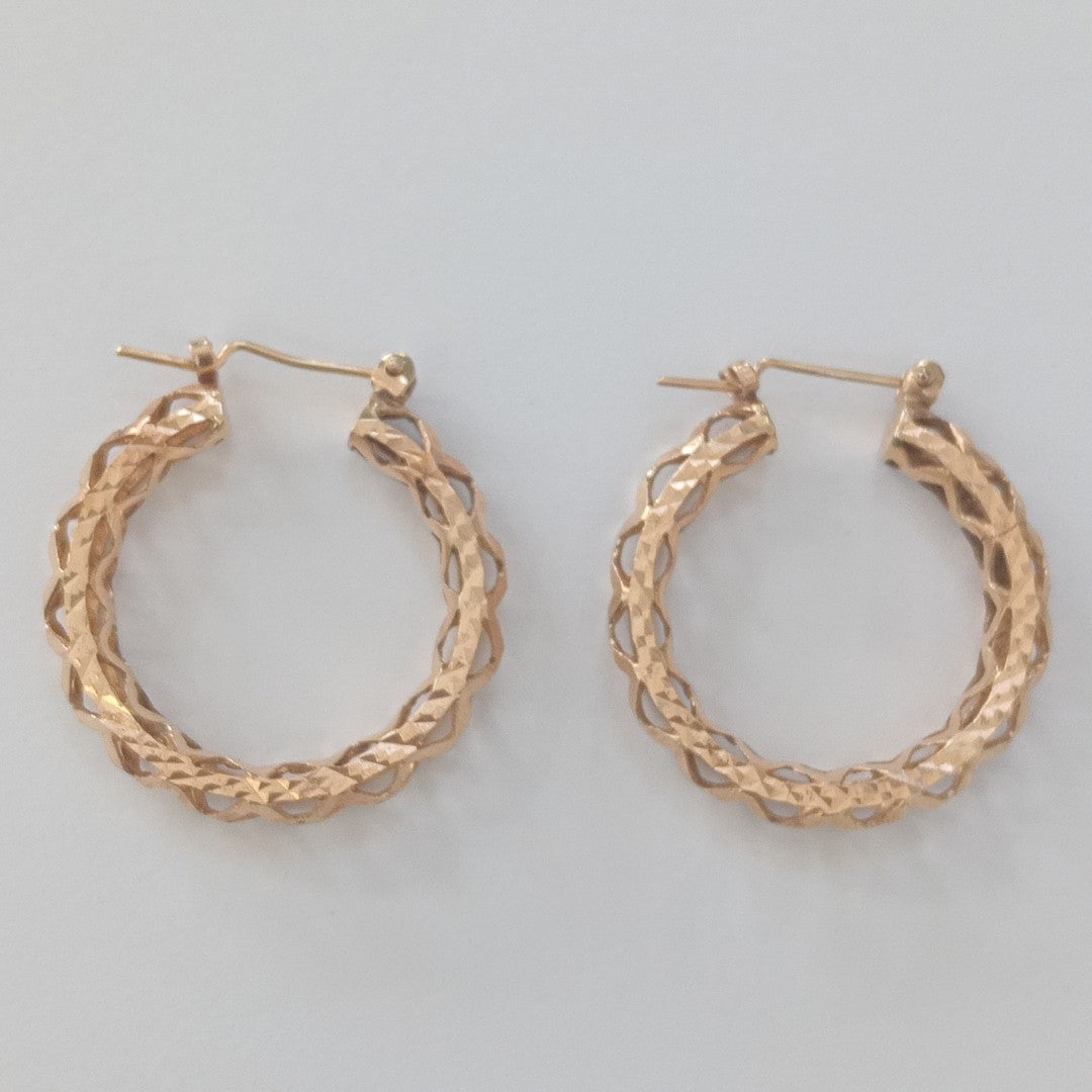 ARRACADAS PAR ORO 14 K 6.2 GRMS (SEMINUEVO)