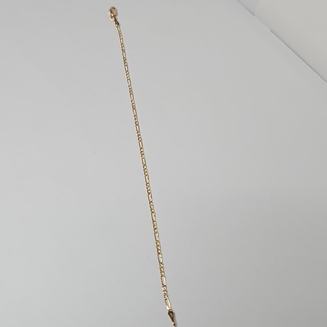 PULSERAS 3X1 ORO 14K 18 CM 1.6 GR (NUEVO)