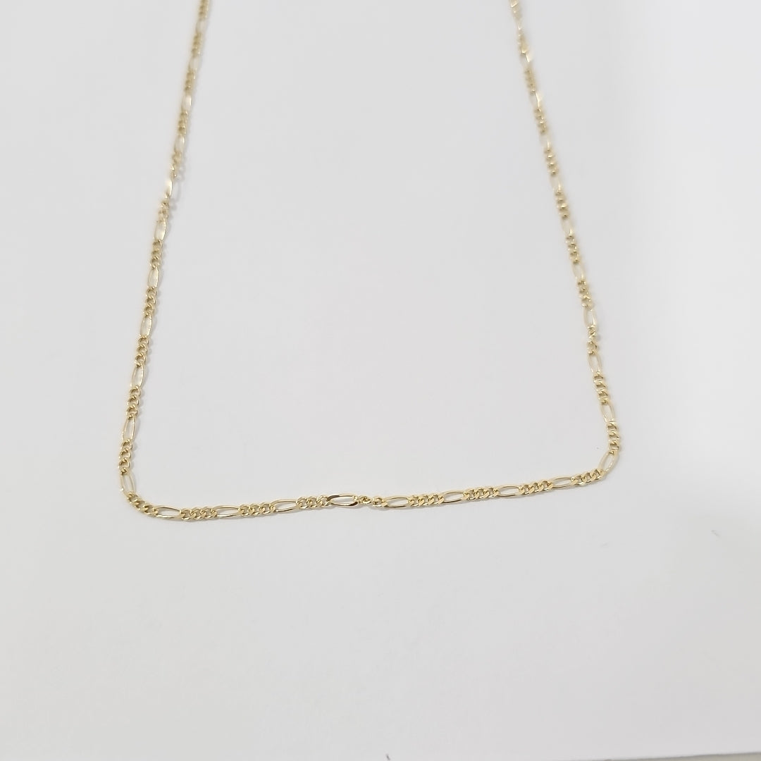 CADENAS TEJIDO 3X1 ORO 14K 55 CM 2.7 GR (NUEVO)