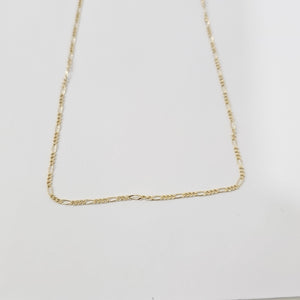 CADENAS TEJIDO 3X1 ORO 14K 55 CM 2.7 GR (NUEVO)