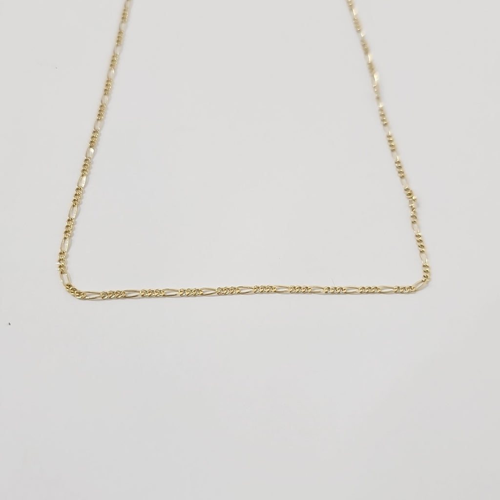 CADENAS TEJIDO 3X1 ORO 14K 55 CM 2.7 GR (NUEVO)