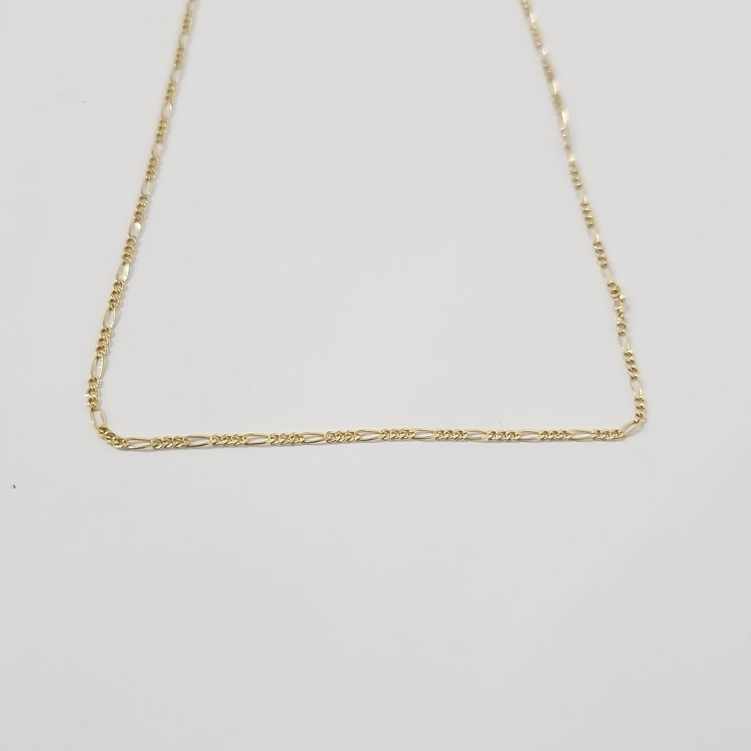 CADENAS TEJIDO 3X1 ORO 14K 55 CM 2.7 GR (NUEVO)