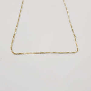 CADENAS TEJIDO 3X1 ORO 14K 55 CM 2.7 GR (NUEVO)