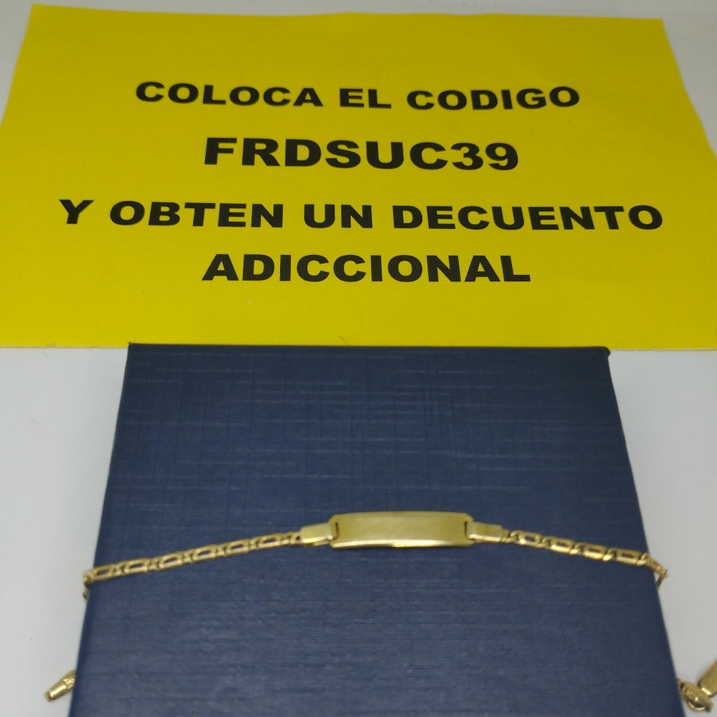 ESCLAVA ORO 14 K 2.3 GRMS (SEMINUEVO)