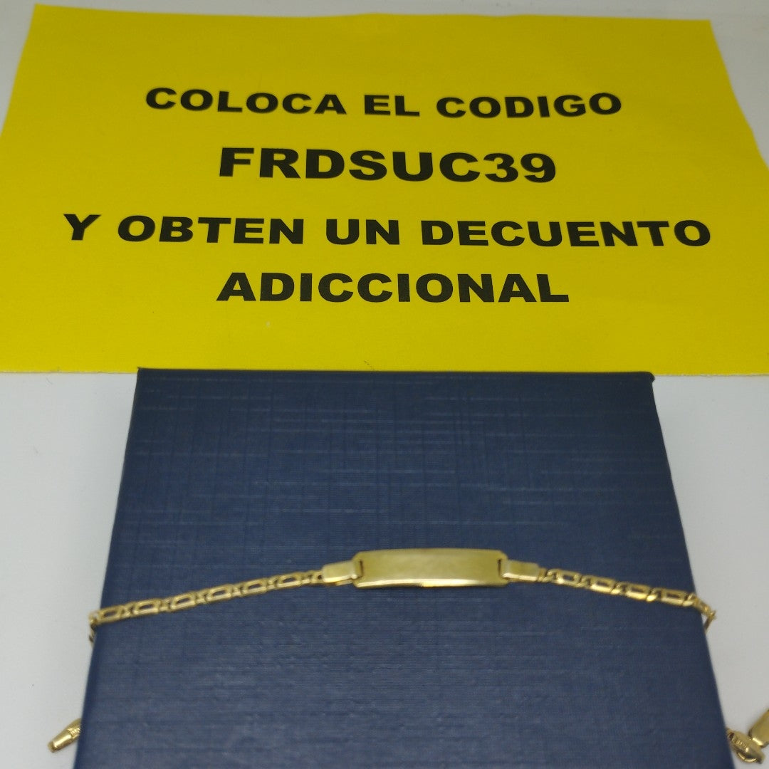 ESCLAVA ORO 14 K 2.3 GRMS (SEMINUEVO)
