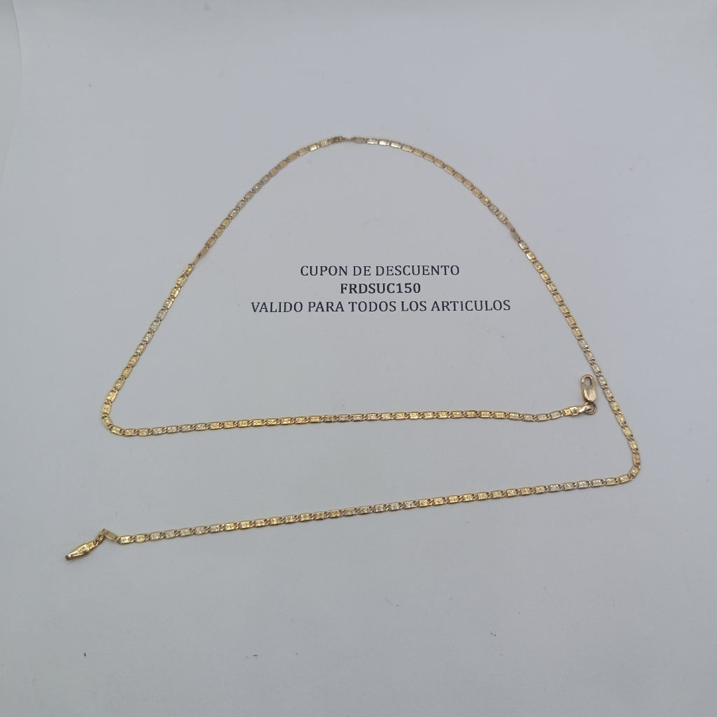 CADENA ORO 14 K 4.6 GRMS (SEMINUEVO)