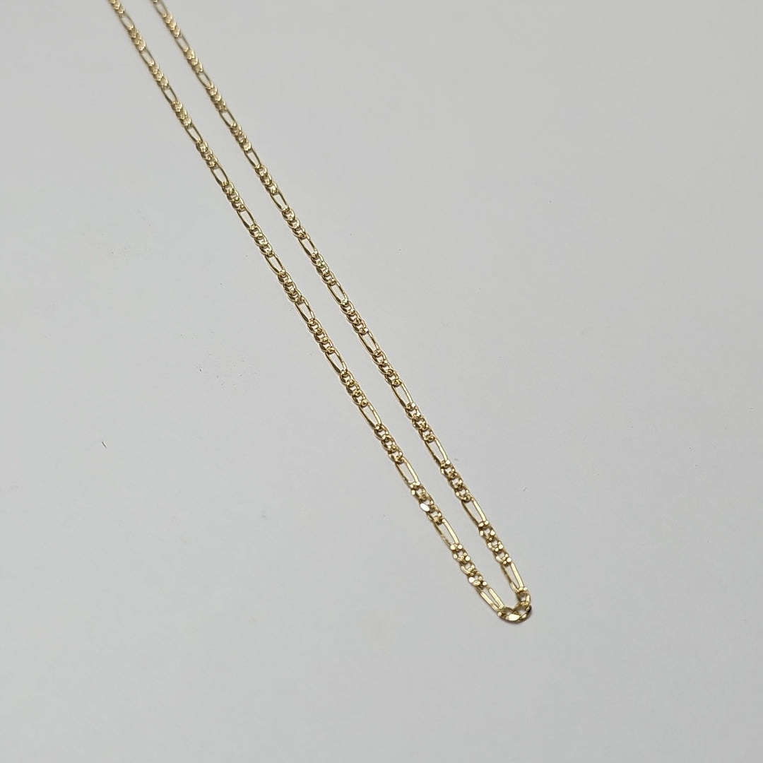 CADENAS 3X1 ORO 14K 55 CM 3.9 GR (NUEVO)